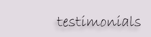 testimonials